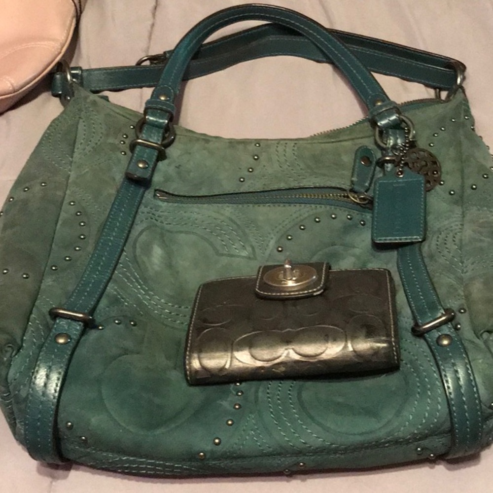 Coach bag and wallet
